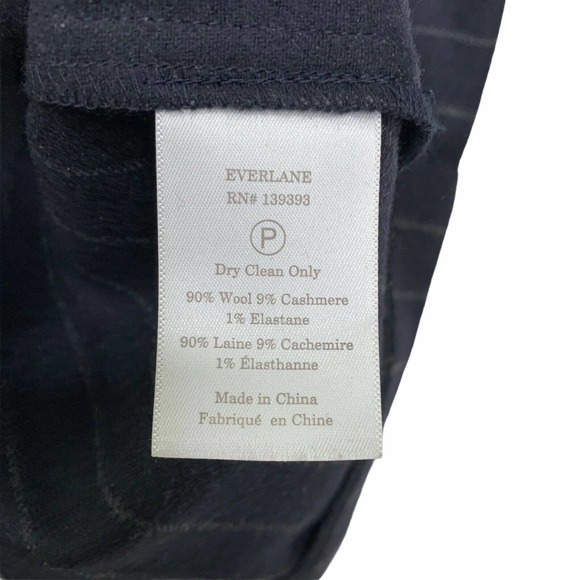 Everlane Premium Wool Flannel Back-Zip Size 4 - Picture 10 of 12